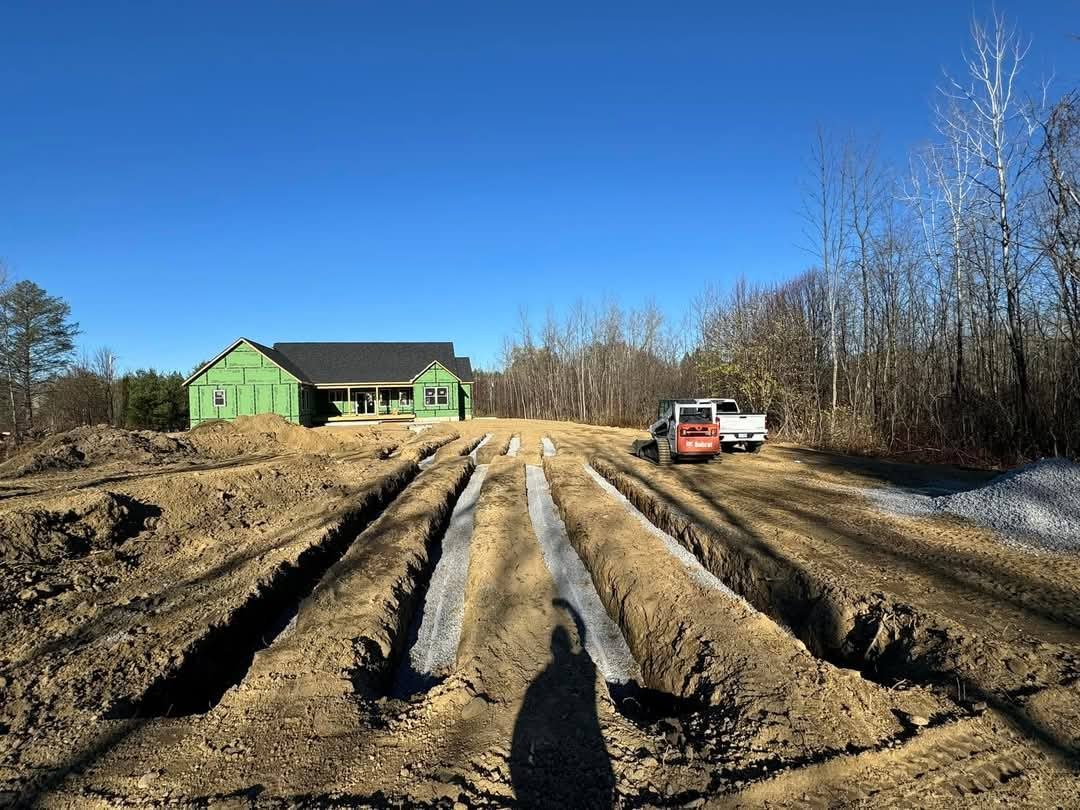 Septic system trenching